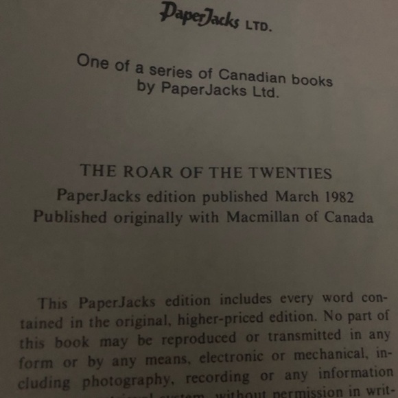 Vintage 1975 The Roar of the Twenties by James H. Gray - Picture 5 of 9